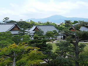 二条城・天守閣跡から