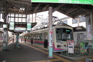 出町柳駅ホーム