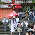 祇園祭・長刀鉾町稚児社参1