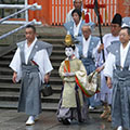 祇園祭・長刀鉾町稚児社参2