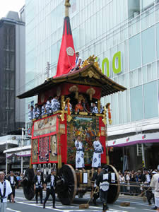 祇園祭山鉾巡行の写真