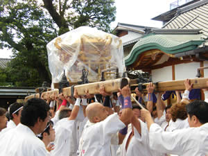 例祭の写真