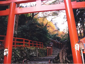 貴船神社の紅葉2