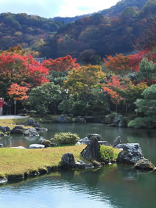 天龍寺の紅葉5